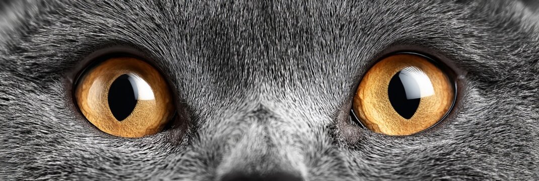 Captivating golden feline optics, a cat s intense amber gaze reflecting hidden depths of sentience.