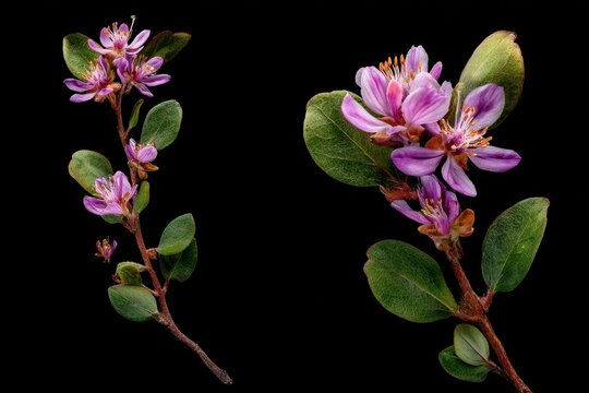 Polygala paniculata species and bloom