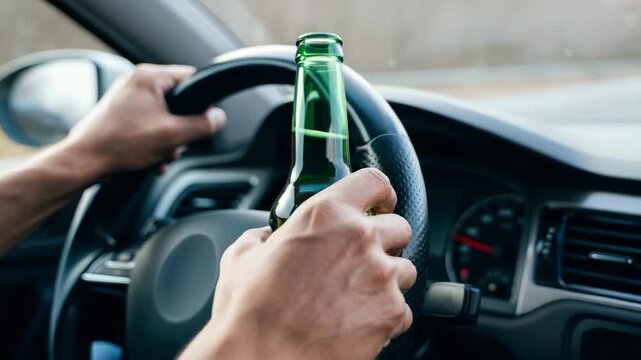 Drinking alcohol while driving vehicle dangerous behavior safety risk consequences impaired judgment