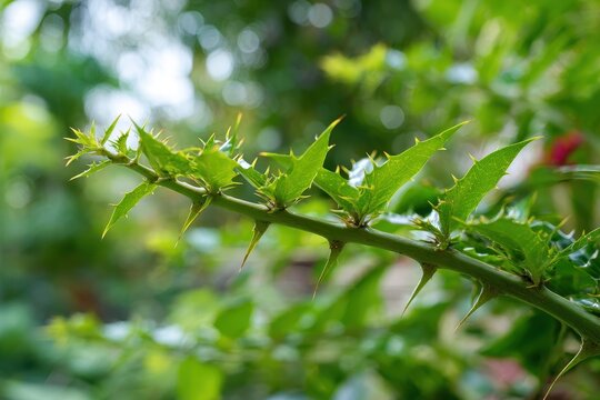 Sabak Auh Indonesia Friday November 10 2023 spiny bidara foliage in the yard