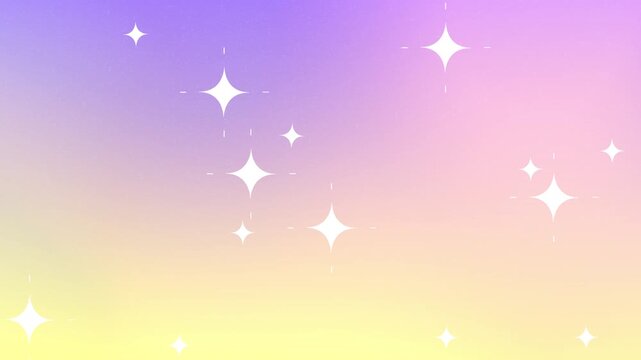 ランダム配置キラ星ラメオーロラ背景