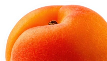 Fresh Ripe Apricot Fruit Closeup.