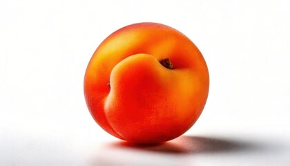 Fresh Ripe Orange Fruit on White Background.