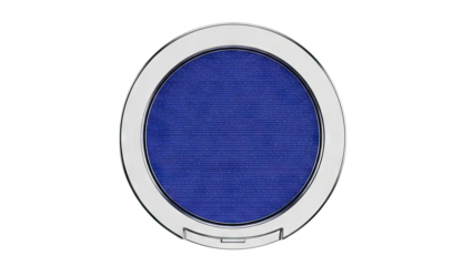Single Blue Eyeshadow Pan with Silver Casing