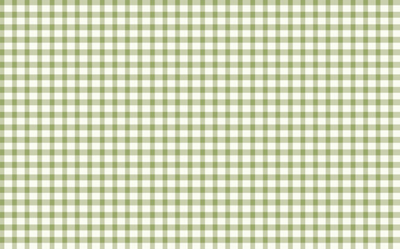 Seamless gingham pattern background, sage green plaid chequered pattern