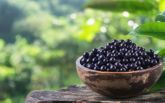 Euterpe oleracea Organic fresh acai berries