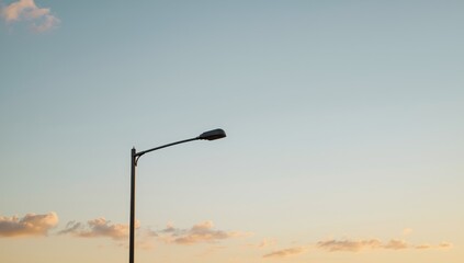 Lamp Under Clear Skies