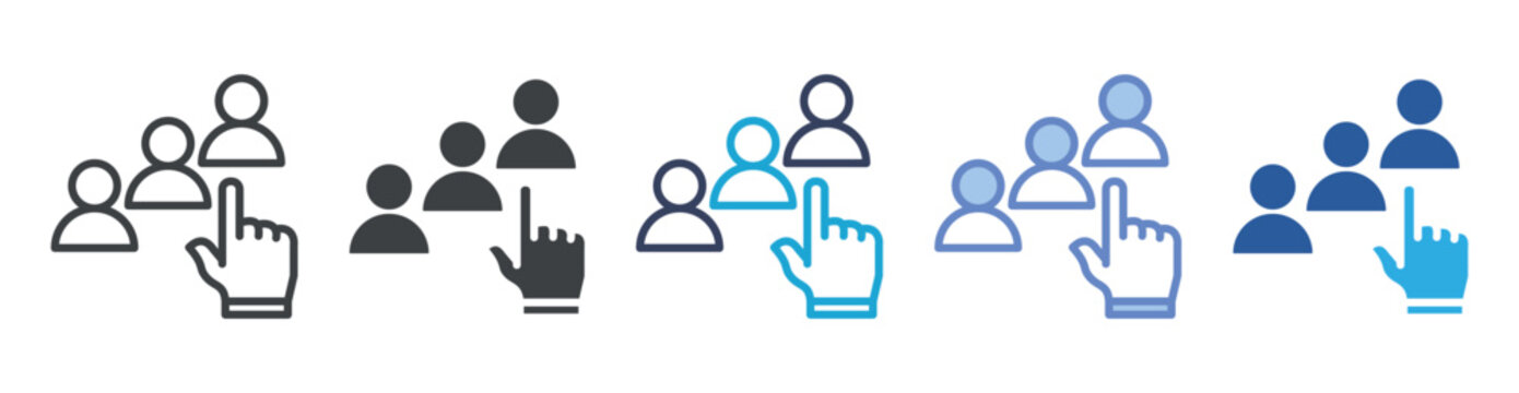 Assign icon set multiple style collection