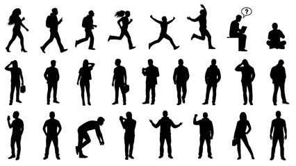 Fototapeta premium Abstract paper airplanes flying in formation vector illustration, minimalist flat design movement concept