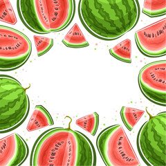 Vector illustration of Watermelons
