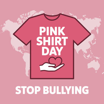 Pink Shirt Day Anti Bullying Campaign stop