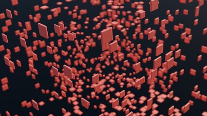 Abstract 3d illustration with layers of planes © JoseVicenteCarratala