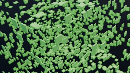 Abstract 3d illustration with layers of planes © JoseVicenteCarratala