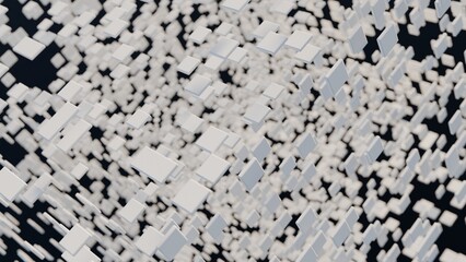 Abstract 3d illustration with layers of planes © JoseVicenteCarratala