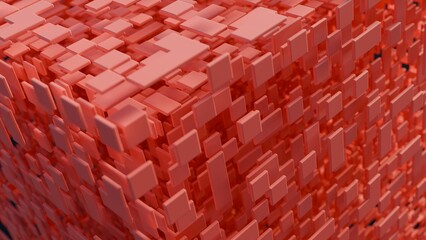 Abstract 3d illustration with layers of planes © JoseVicenteCarratala