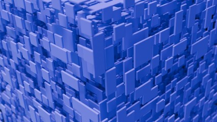 Abstract 3d illustration with layers of planes © JoseVicenteCarratala