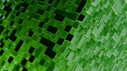 Abstract 3d illustration with layers of planes © JoseVicenteCarratala