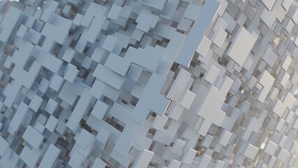 Abstract 3d illustration with layers of planes © JoseVicenteCarratala