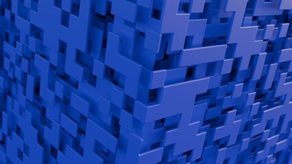 Abstract 3d illustration with layers of planes © JoseVicenteCarratala