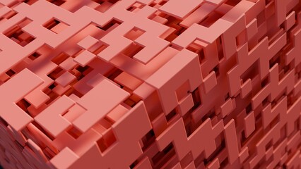 Abstract 3d illustration with layers of planes © JoseVicenteCarratala