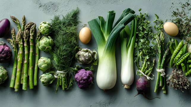 レシピ向け食材背景