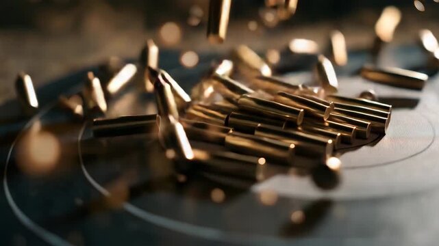 A shooting range target with clustered bullet marks near the center, illustrating accuracy training, focus, and performance improvement. cinematic color correction, natural uneven lighting yet