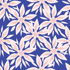 Fototapeta premium Ditsy floral seamless pattern. Small little flower pattern background. Repeat pattern. Ditsy print. Liberty style. Botanic surface design. Ditsy floral for fashion, texture, fabric, wallpaper, decor