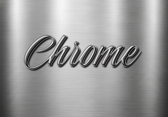 Silver Chromated Text Effect