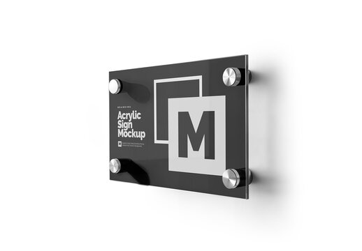 Acrylic Sign Mockup
