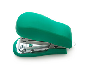 paper stapler on a white isolated background