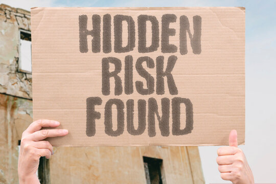 "Hidden Risk Found" Undetected complication discovered late. HIDDEN. RISK. FOUND. DISCOVERED. DETECTED.