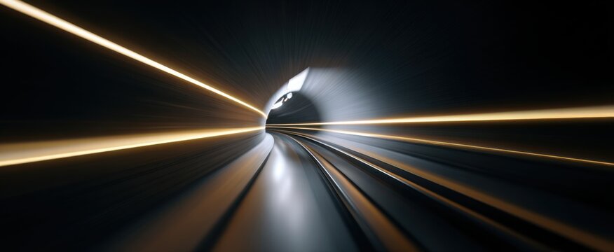 hyperloop pod racing through a vacuum tunnel for futuristic transportation solutions