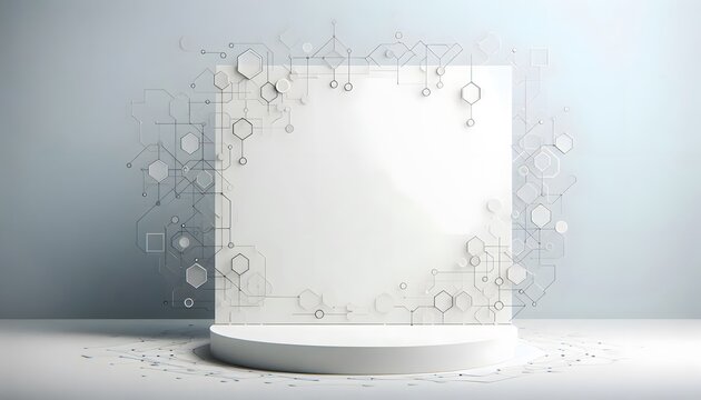 Abstract digital frame display