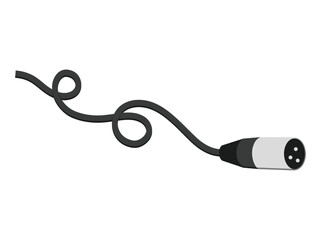 Obraz premium XLB Cable Connector Adapter Illustration