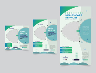 Health Flyer Banner Template Design