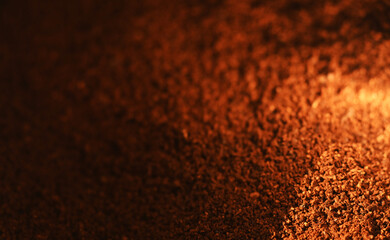 ground Coffee beans texture close up.  espresso background	