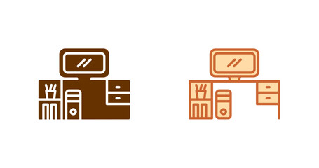 Work Table Icon Design