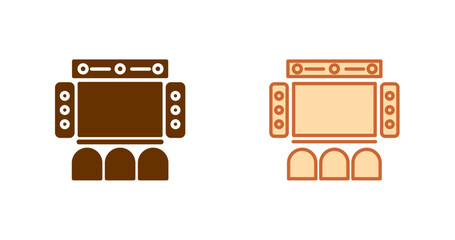 Home Theater Icon Design