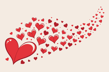 valentine hearts background