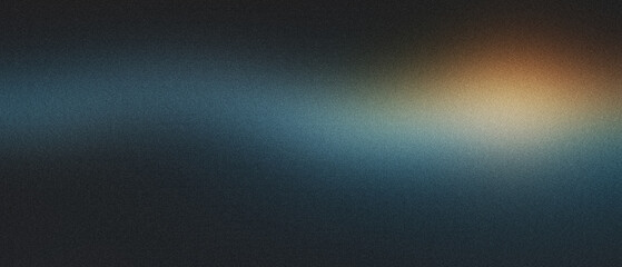 Grainy gradient abstract texture with blue and orange