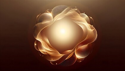 Illuminated golden orb