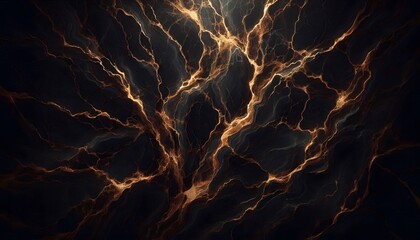 Intricate network of golden veins