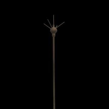 Lightning Protection Rod with Air Terminal Isolated on Black Background, Lightning Arrester on isolated background.