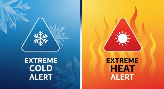 Extreme Weather Alerts: Cold and Heat Warning Signs