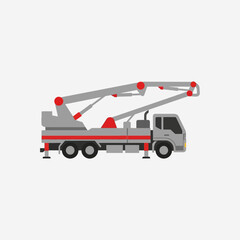 Modern Concrete Pump Truck With Extended Boom Arm For Efficient Construction And Industrial Use