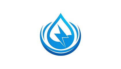 Innovative Water Energy Logo Design - A Symbol of Sustainable Power.