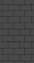 Obraz premium Modern Dark Grey Brick Wall Texture Background Seamless Pattern Design For Your Project
