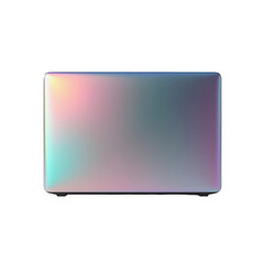 Sleek, Iridescent Laptop Design for Modern Professionals in Creative Settings on transparent background