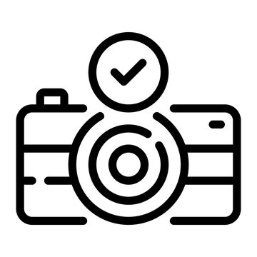 camera line icon