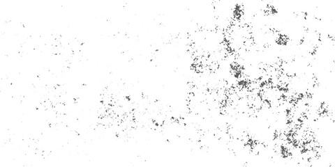 Hand Drawn Abstract Grunge Frame Overlay Vector with Distressed Border.Dirty damaged backdrop effect on transparent white background for creative design use